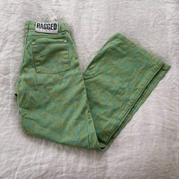 Ragged Priest Paisley Print Jeans - Picture 2 of 11